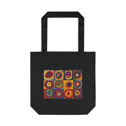 Wassily Kandinsky - Color Study. Squares with Concentric Circles (1913) - Tote bag